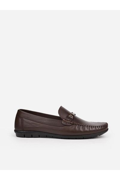 Pierre Cardin 90155 Модел Мъжки Кафяви Ежедневни Обувки от Естествена Кожа