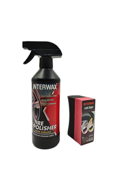 İnterwax Interwax Lastik Parlatıcı 500 ml & Lastik Süngeri