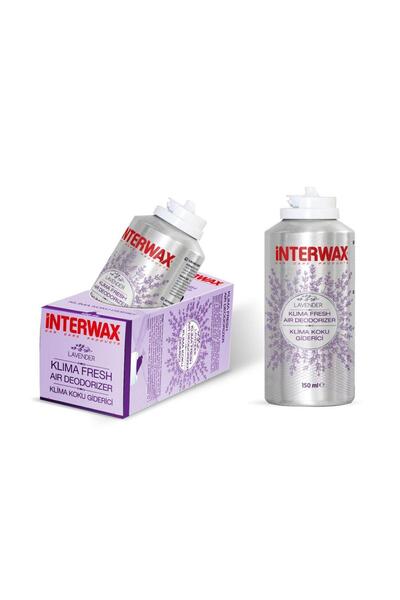 İnterwax INTERWAX LAVANTA KOKULU KLİMA FRESH - TEMİZLEYİCİ KLİMA BOMBASI 150 ML