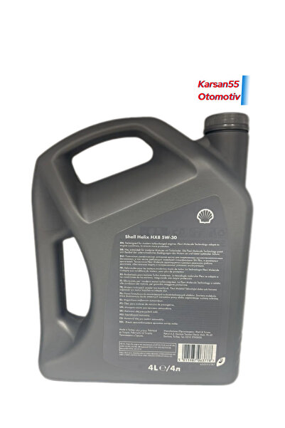 SHELL HELİX HX 8 5W/30 4LT ÜRETİM 2021