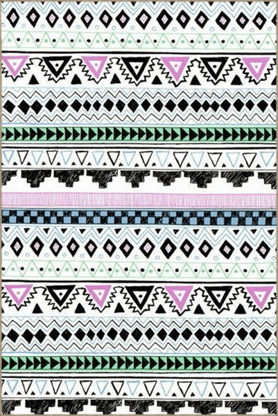 Rugs Modern Halı Модерен декоративен килим с многоцветен геометричен десен 4700
