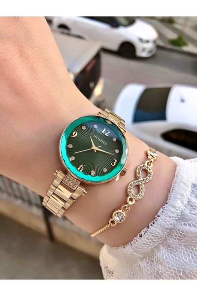 Homies WRISTWATCH CUT GLASS BRACELET WITH GIFT