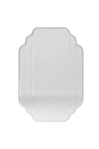 MKS Design 60x80 Bizoteli Duvar Dekor Aynası / Asimetrik Ayna / Konsol Aynası / Düzensiz Ayna / Estetik Ayna