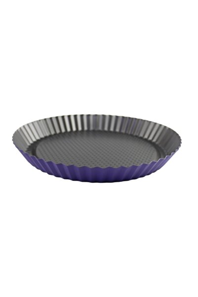 ALBETTO قالب تارت باللون الأرجواني مقاس 28 سم