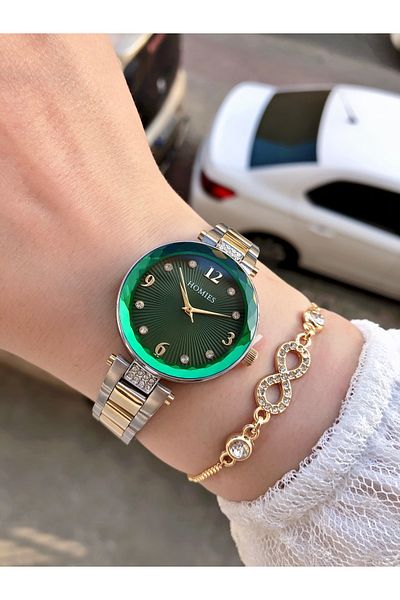 Homies WRISTWATCH CUT GLASS BRACELET WITH GIFT