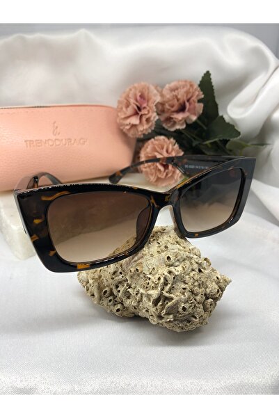 Di Caprio Ode Cat Eye Leopard Pattern Women's Sunglasses