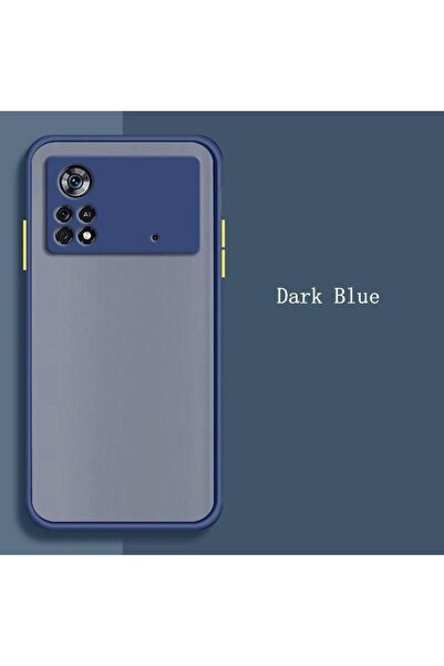Rivor Xiaomi Poco X4 Pro 5G Uyumlu Kılıf Kamera Korumalı Buzlu Kenarları Renk...