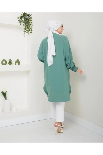 YILMAZBARMAZ Women's Ayrobin Ribbed Maxi Length Tunic