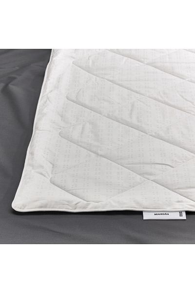 IKEA single size quilt, Luxury mulberry silk quilt, white,1 50x200 cm, keep warm