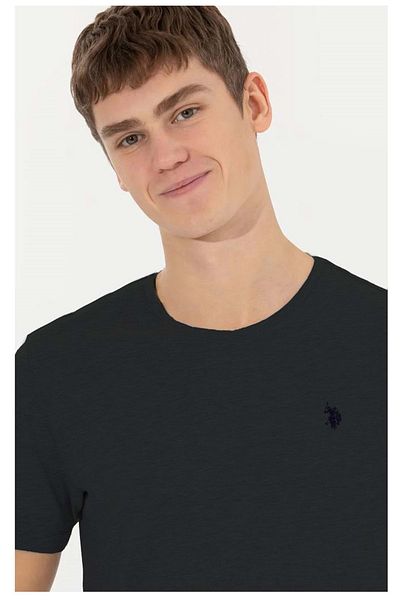 U.S. Polo Assn. Ανδρικό μπλουζάκι U.S. Polo G081GL011 Basic - Antresite - XXL - ST07414-Antresite-XXL