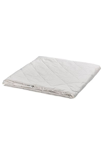 IKEA double quilt, Luxury mulberry silk quilt, white, 240x220 cm, light warm