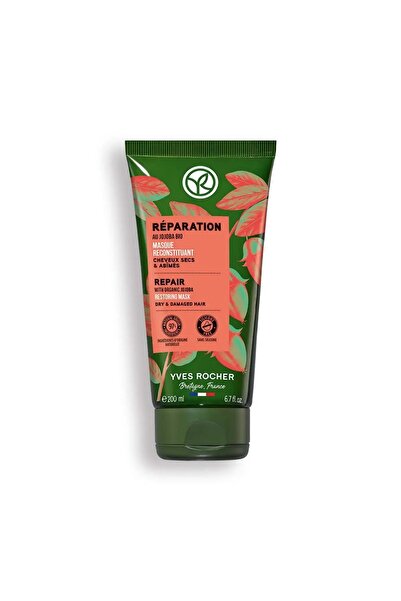 Yves Rocher Yıpranmış Saçlar Için (reparation) Onarıcı Prebiyotik Saç Maskesi - Vegan-200 Ml