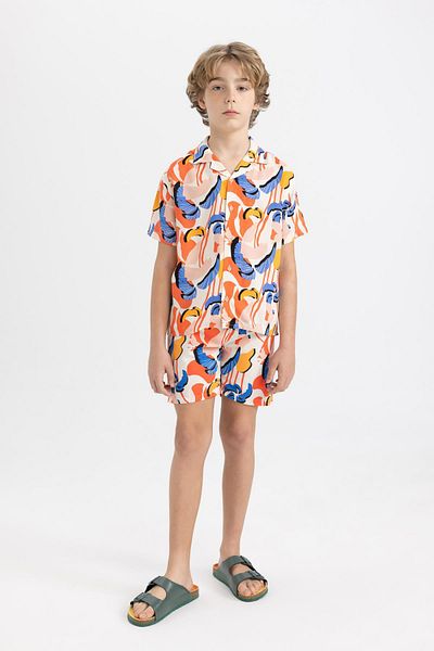 DeFacto Gemusterte Badeshorts für Jungen C5564A824HS