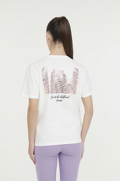 Kinetix WL HESTIA 11MDK403 4FX - Ecru Women's Short Sleeve T-Shirt