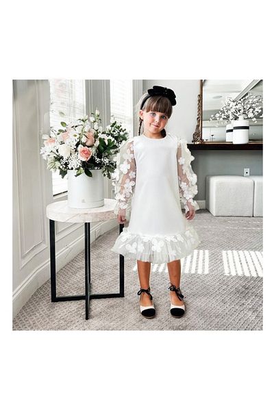 By Piera Rochie de sezon pentru copii tridimensională din tul 08196
