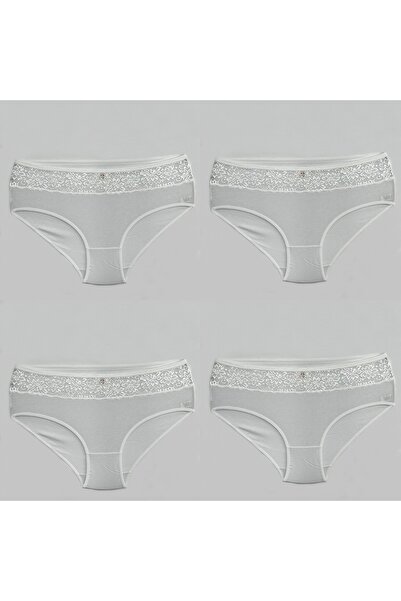 Clara Butik 4-Piece Women's Panties Recovery High Waist Lace Bato (Extra Soft and Flexible)