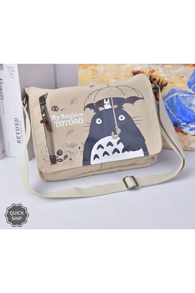DEEFWEAR Geanta/geanta Totoro Messenger Crema