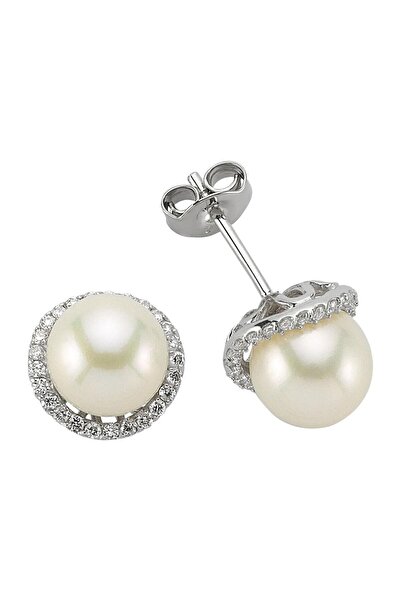 Sirius Pırlanta Pırlanta Taşlı Inci Küpe