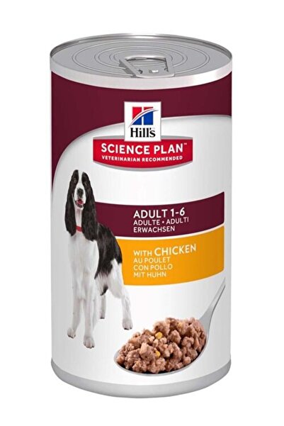 Hill's Adult Tavuklu Konserve Yetişkin Köpek Maması 370 gr X 12 Adet