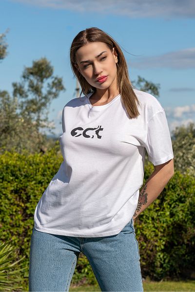 Maison La Femme Tricou imprimat Oversize / Wide Cut Model Unisex
