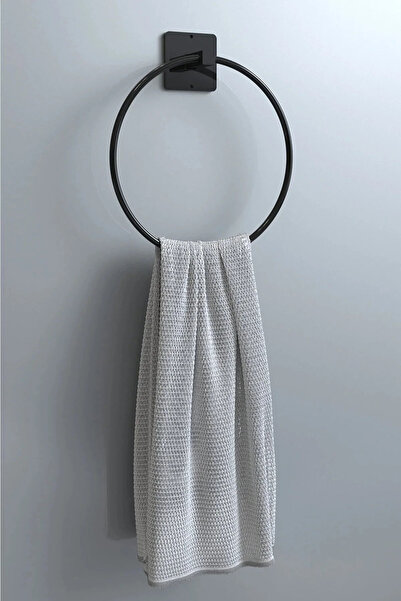 bavella Adhesive Metal Round Towel Holder