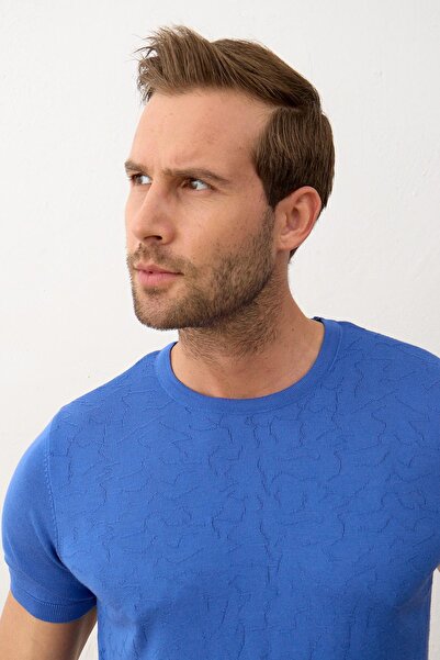 Danger Чоловічий велосипедний комір, облягаючий крій, літній трикотажний футболка Saks