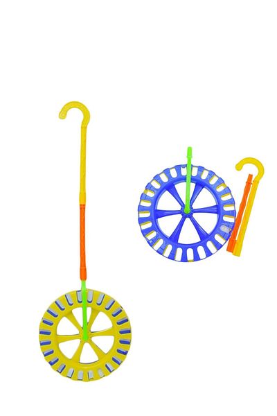 Nostalji Kutusu Nostalgic Giant Toy - Large Wheel with Rod, Bell and Stick