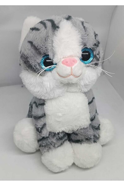 LRS STORE Oyuncak Peluş Kedi Uyku Arkadaşı 30 cm Yüksek Kalite