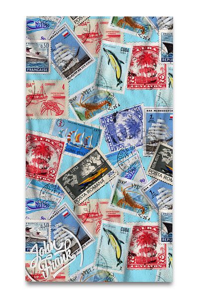 John Frank Patterned Printed Beach Towel