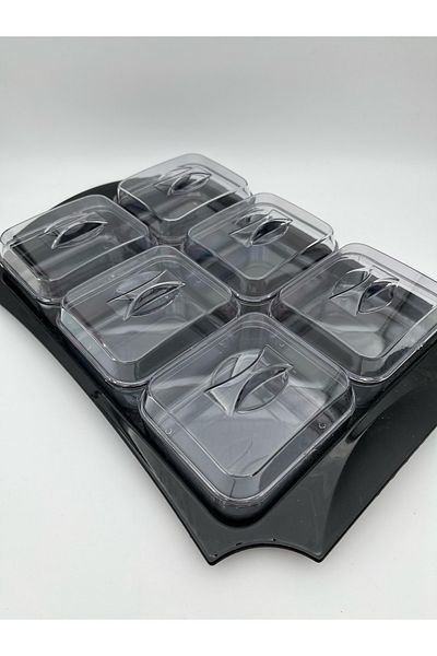 TurgutHome 6-Piece Breakfast Tray with Lid