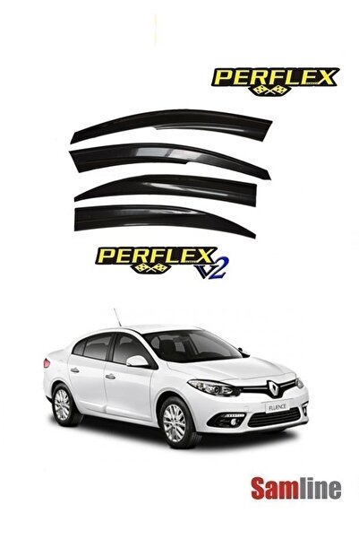 PERFLEX Renault Fluence 2015 modeller için Cam Rüzgarlığı Takımı 4'lü Set
