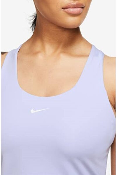 Nike Yoga Dri Fit Luxe Crop Tank Kadın Atlet GÜLER BİBER