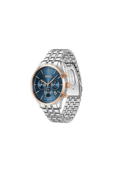 Hugo Boss Herren Silver Patron Uhr - Hb 1514158