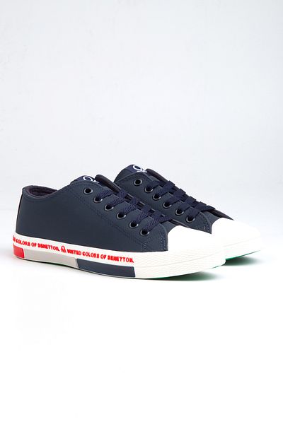 Benetton Bn-30748 Pantofi sport pentru bărbați-albastru închis