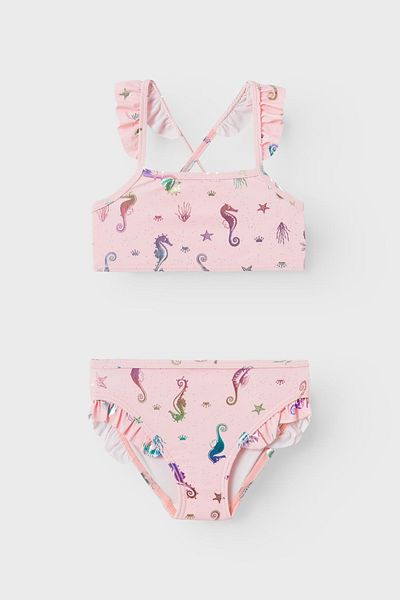 Name it Mädchen Bikini Set Rosa