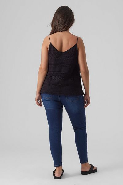 Veromoda Curve Unterhemd VMHONEY LACE SINGLET WVN CUR