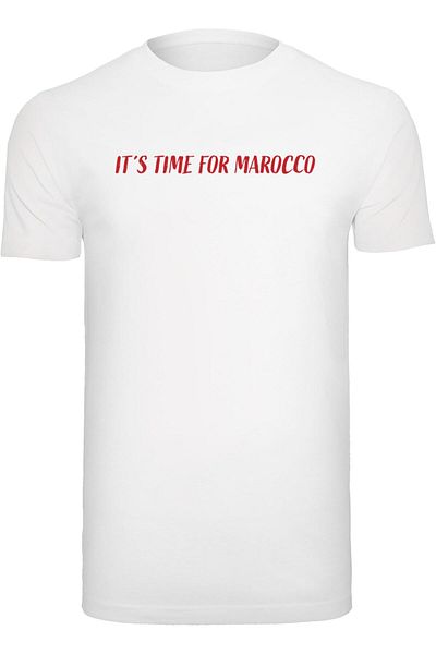Merchcode Herren ItÂ's Time For Marocco T-Shirt Rundhalsausschnitt