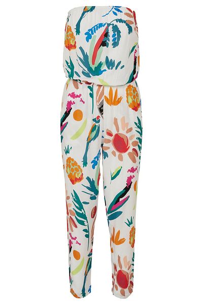 Urban Classics Damen Ladies Viscose Bandeau Jumpsuit