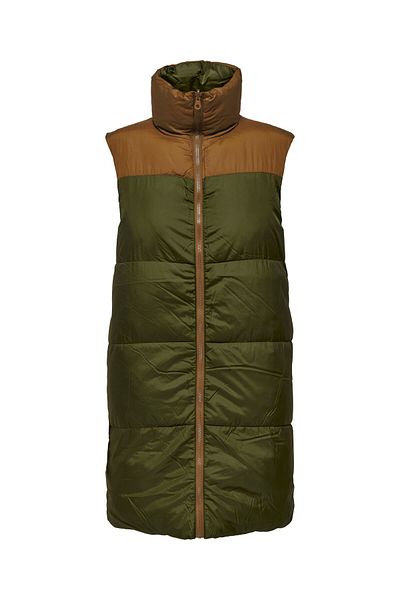 ONLY Onlricky Rev.Long Wistcoat Block Cc Otw - Daunenweste