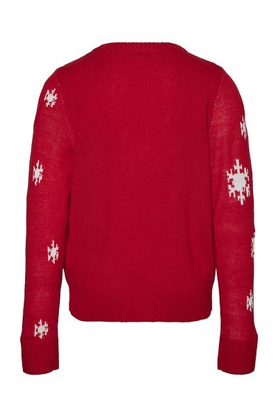Vero Moda Girl Strickpullover VMRUDOLF LS O-NECK BLOUSE XMAS GIRL