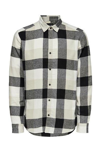 Only & Sons Πουκάμισο - Λευκό - Casual