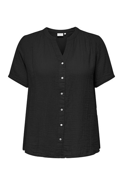 Only Carmakoma CARTHYRA LIFE KURZARM-TOP MIT KNOPFVERSCHLUSS WVN