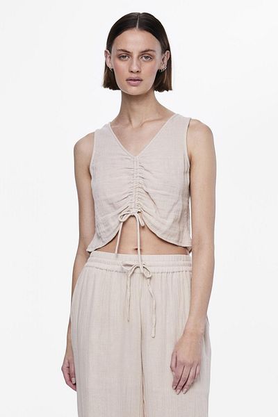 PIECES PCMASTINA SL CROPPED TOP