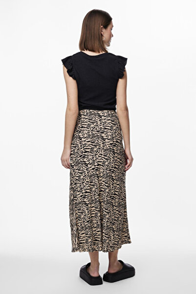 PIECES PCNYA HW DLOUHÁ DÍRKOVANÁ SUKNĚ BC