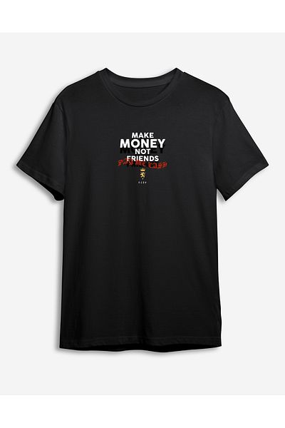 Trendyol Collection Text Printed Black Regular Cut T-shirt - TMNSS24TS00222