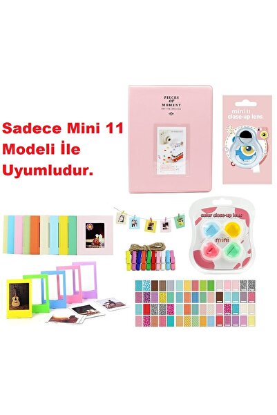 Trendfone İnstax Mini 11 Albüm-lens Ve Dekoratif Aksesuarlar-6 Farklı Ürün