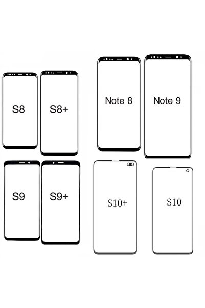 indirimplus Samsung Galaxy S8 Uyumlu Ön Cam +Arka Kapak