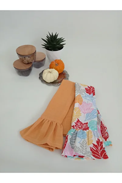 Wenaris 100% Cotton Muslin - Ruffled Kitchen Towel Drying Cloth