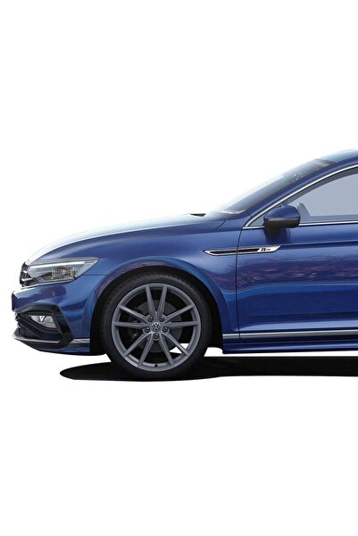 Omsa VW Passat B8 R-Line Krom Çamurluk Çıtası Siyah ABS 2015 ve Sonrası