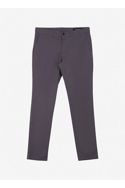 ALTINYILDIZ CLASSICS Altınyıldız Classics Regular Waist Regular Leg Slim Fit Anthracite Men's Pants 4A 0124200091